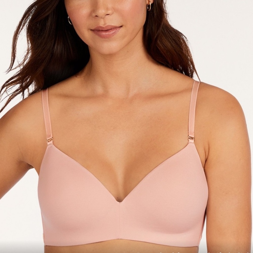 Third Love Pima Cotton Wireless Bra Nude Tan 38D